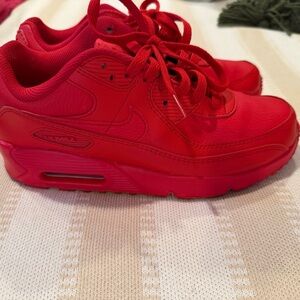 Nike Women's or Youth AirMax 90’s University Red